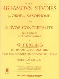 cover 48 FAMOUS STUDIES 1ST OBOE/ ALTO SAX cover